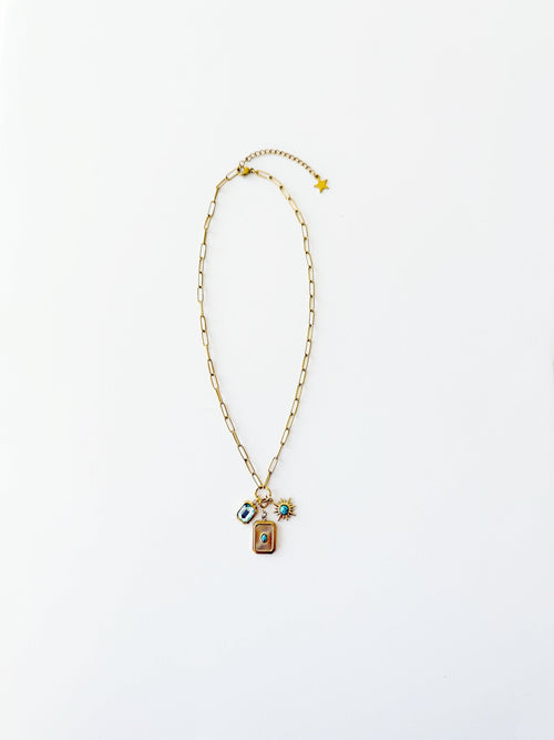 Azure Charm Necklace - Vicky&Nico