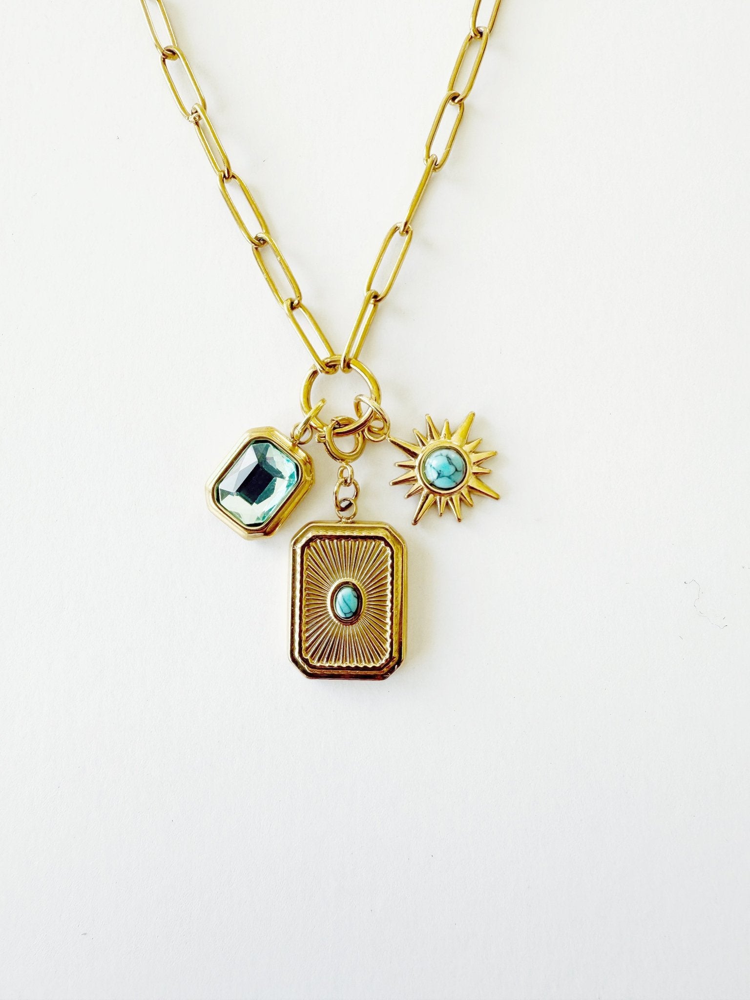 Azure Charm Necklace - Vicky&Nico