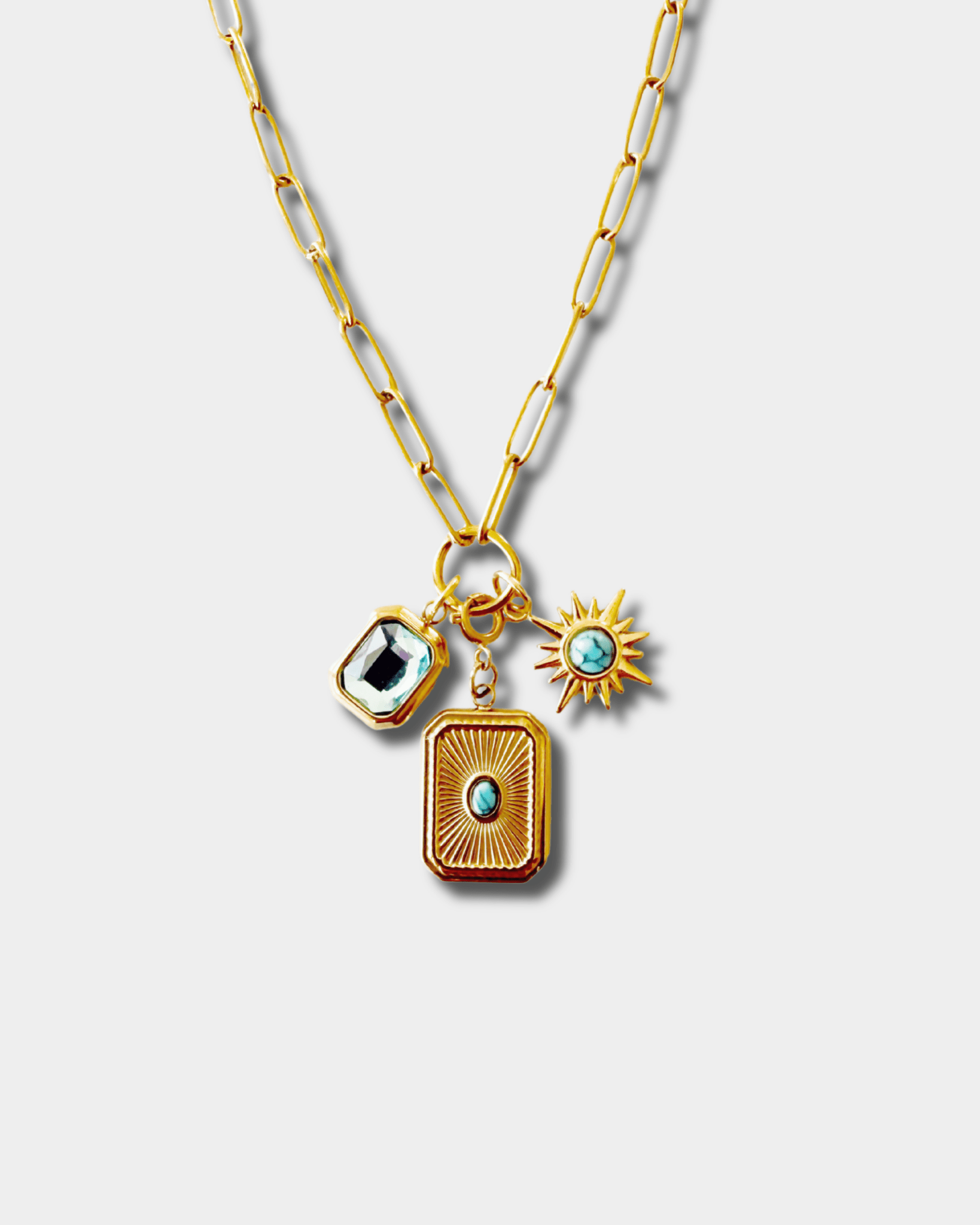 Azure Charm Necklace - Vicky&Nico