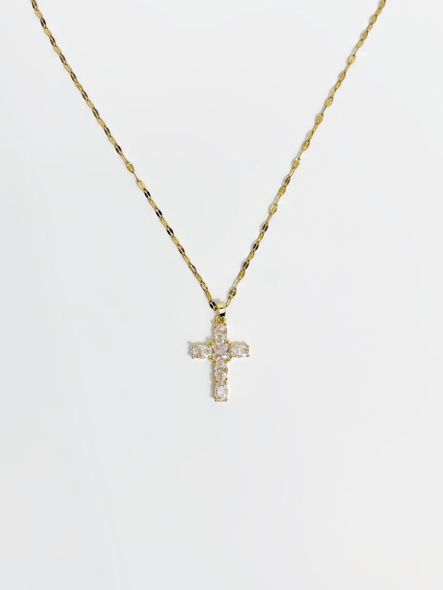 Crystal Cross Necklace - Vicky&Nico