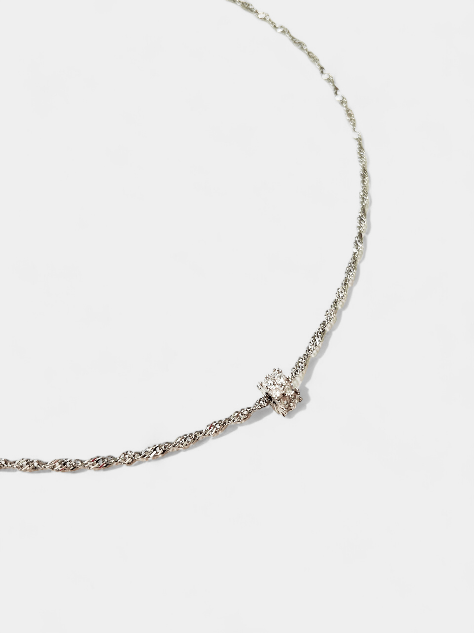 Little Daisy Sphere Necklace - Twist Chain - Vicky&Nico