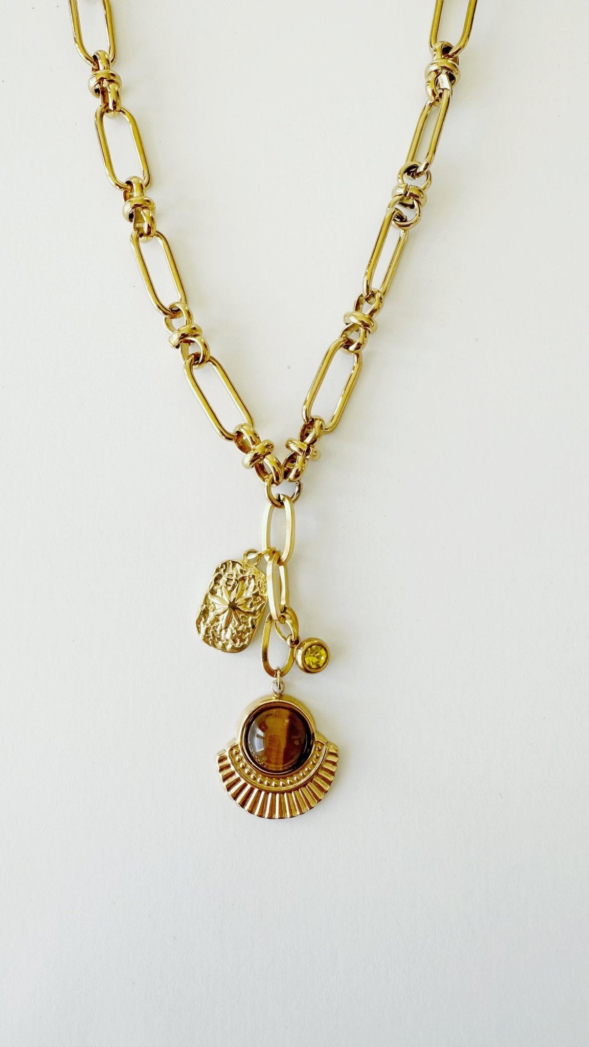 Long Chatoyant Necklace - Vicky&Nico