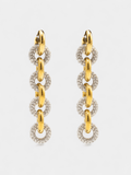 Metallique Harmony Drop Earrings - Two Tone - Vicky&Nico