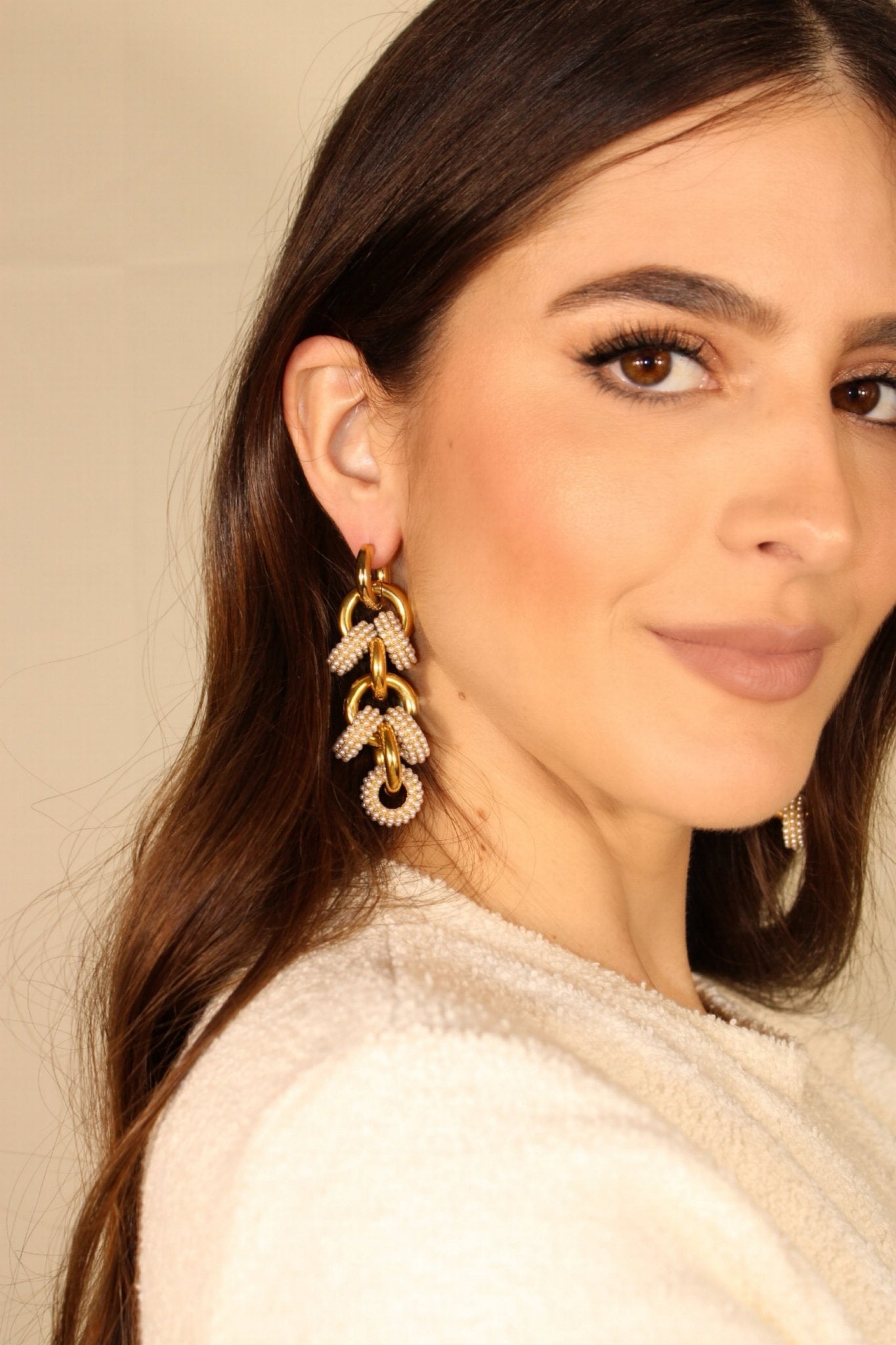 Pearl Chandelier Earrings - Vicky&Nico