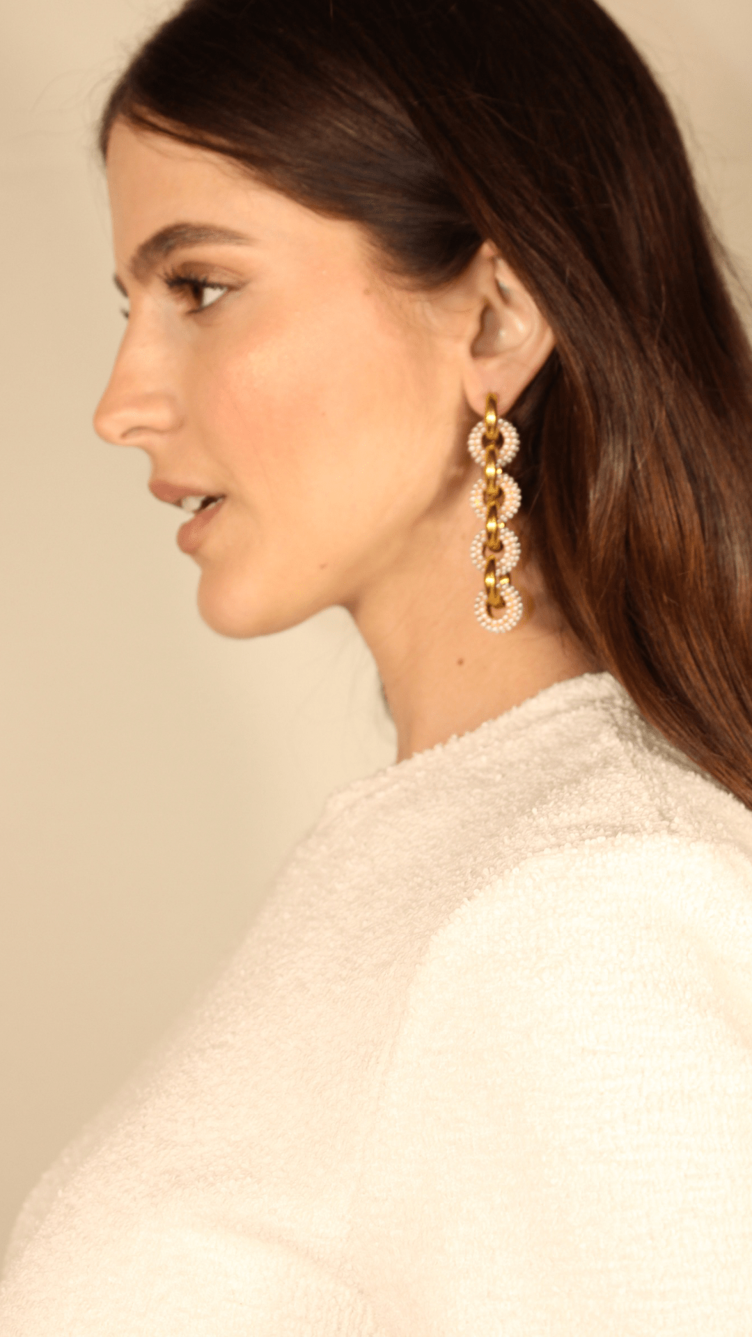 Pearl Harmony Drop Earrings - Vicky&Nico