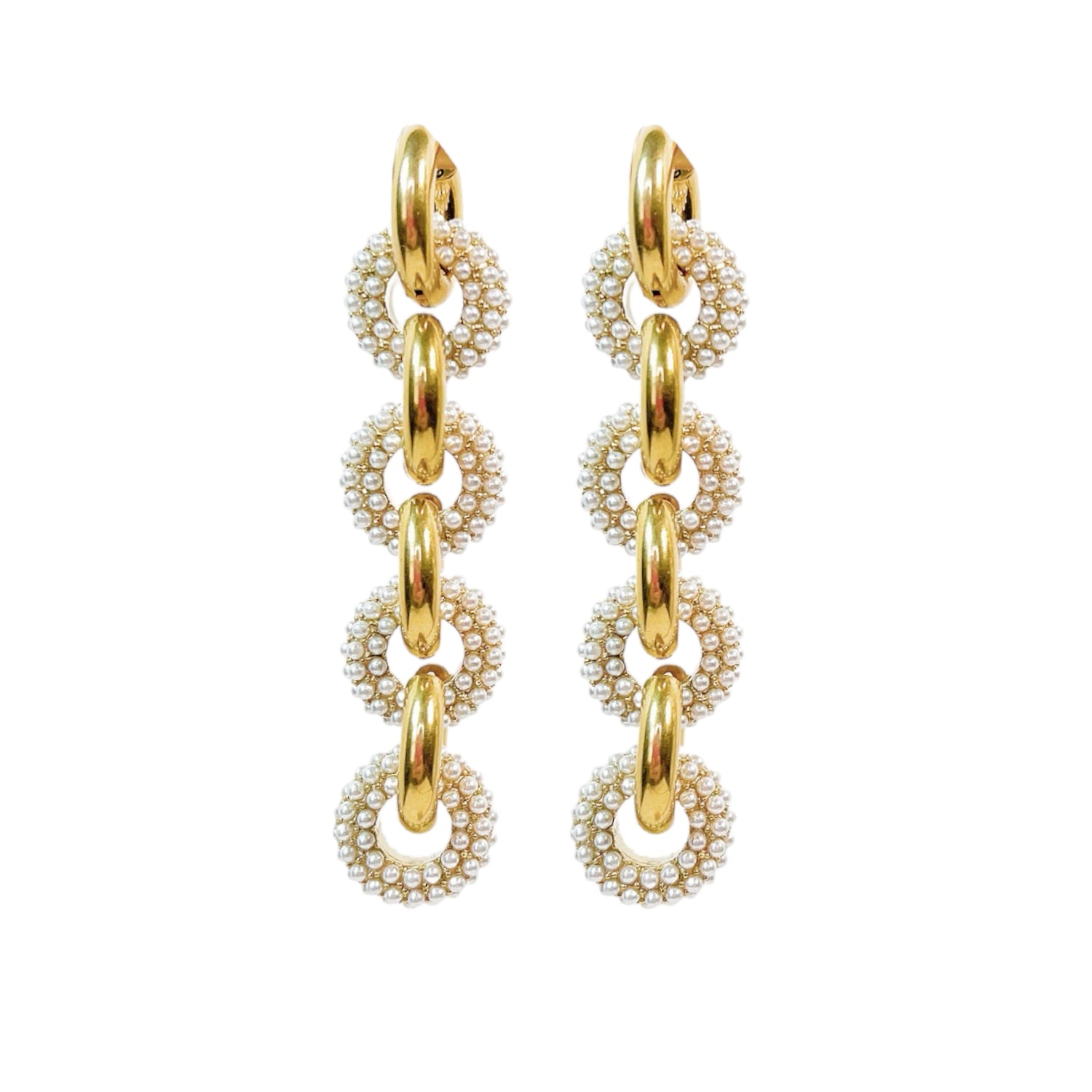 Pearl Harmony Drop Earringso - Vicky&Nico