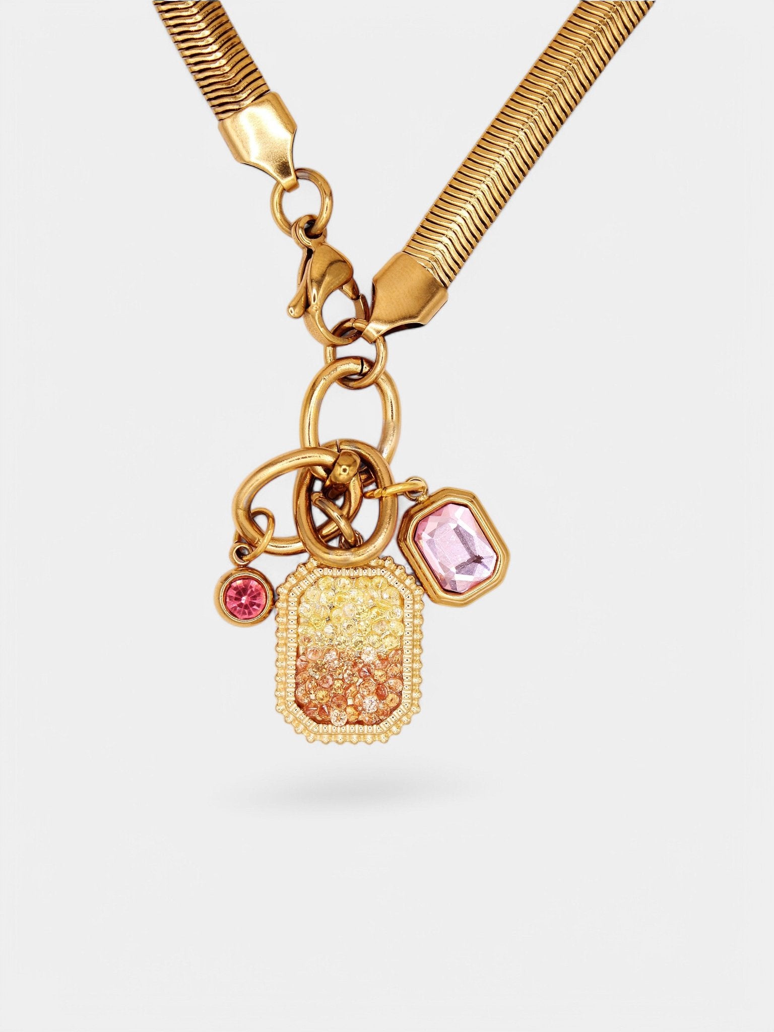 Rosé Sunshine Necklace - Vicky&Nico