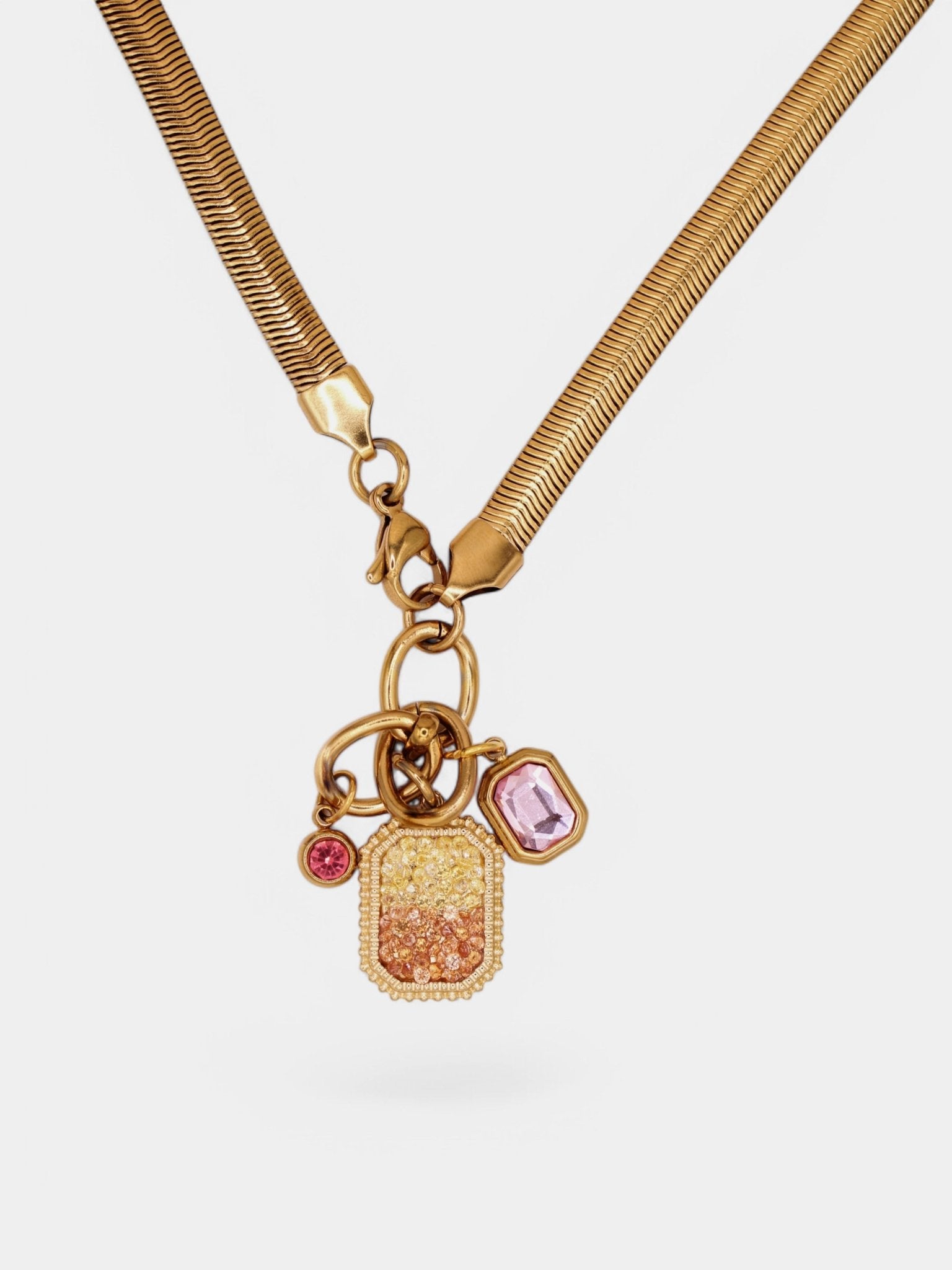 Rosé Sunshine Necklace - Vicky&Nico