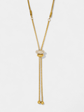 Sphere Bolo Necklace - Gold - Vicky&Nico