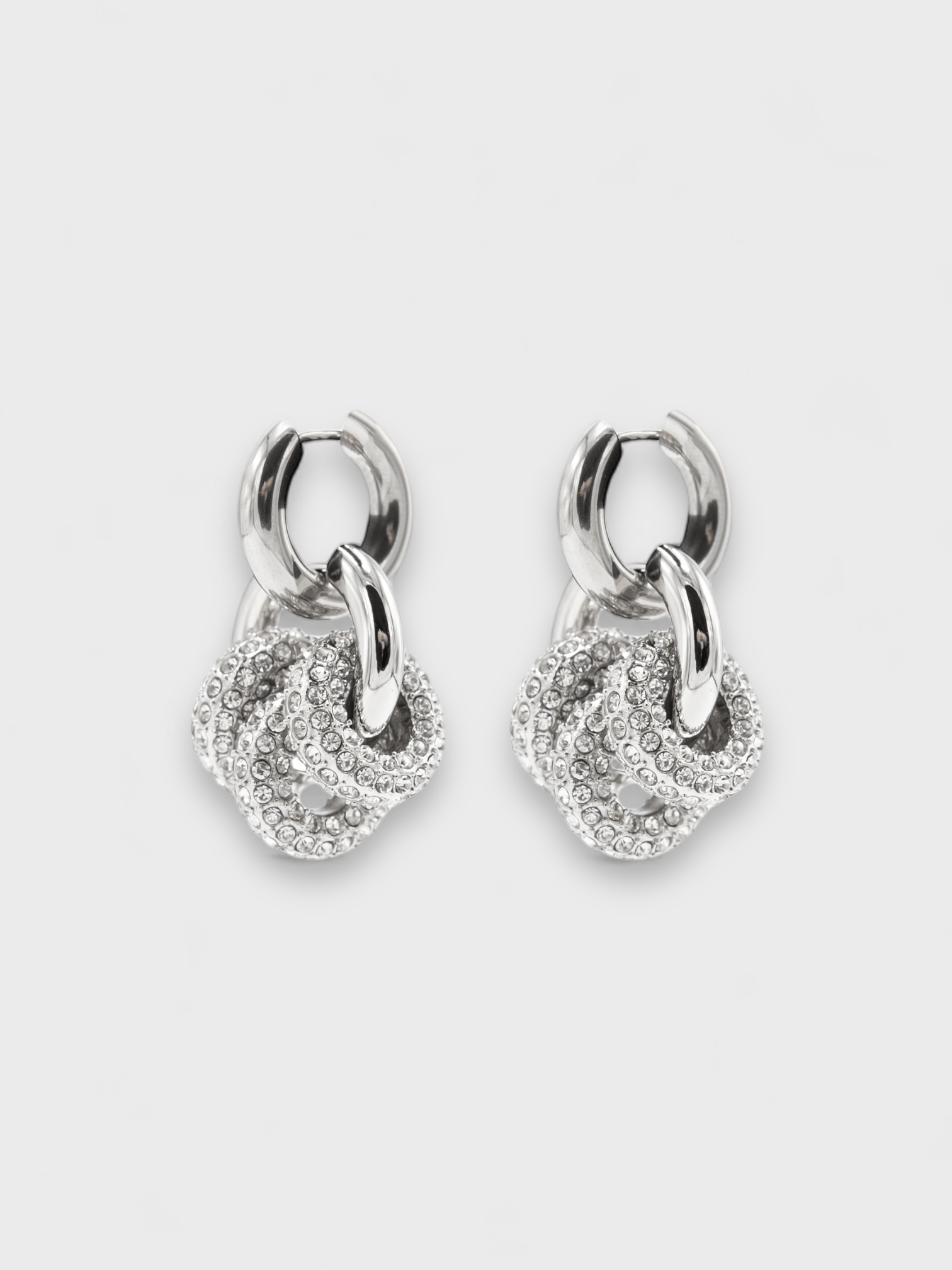 Sphere Harmony Trio Earrings - Silver - Vicky&Nico
