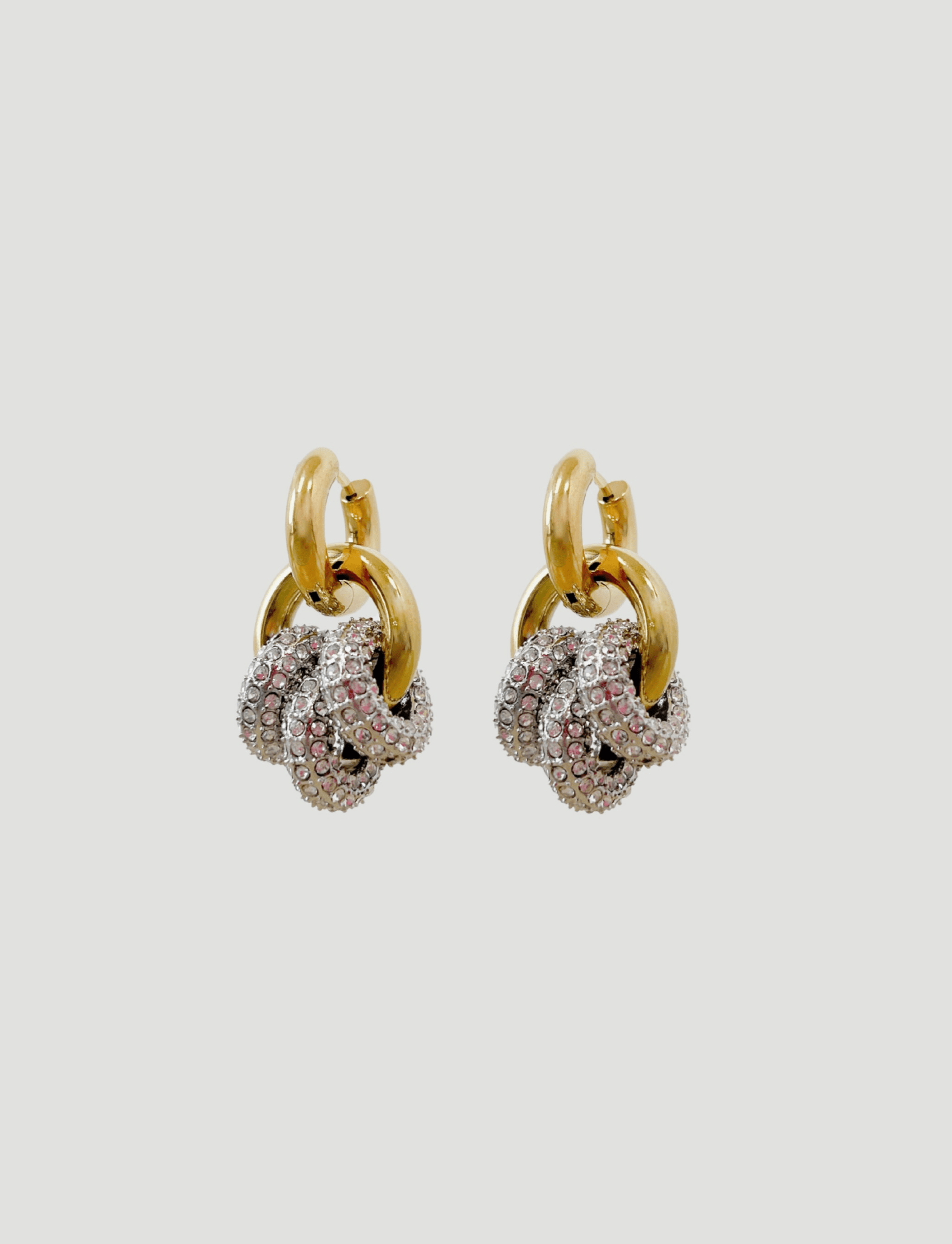 Sphere Harmony Trio Earrings - Two Tone - Vicky&Nico
