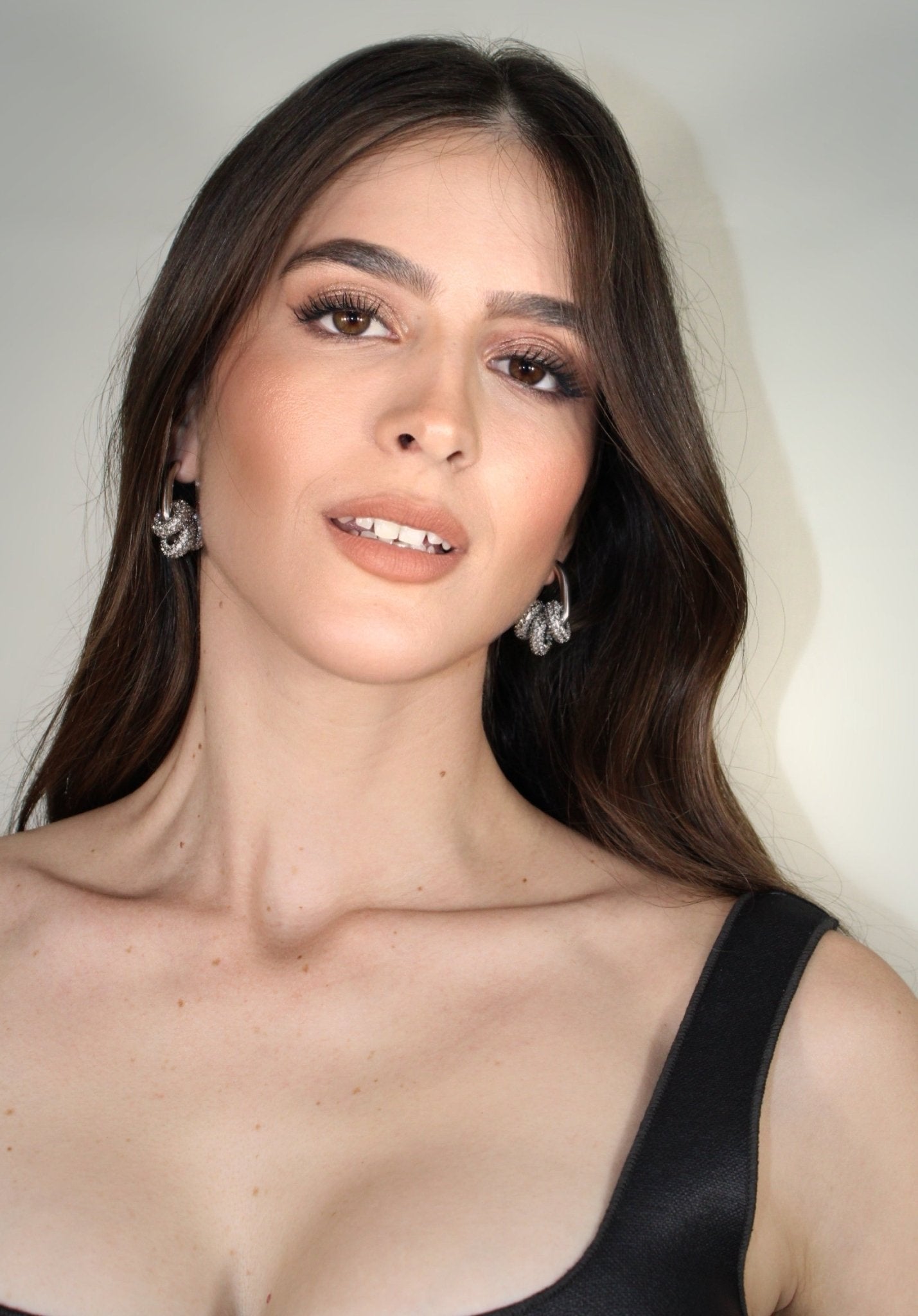 Square Harmony Trio Earrings - Silver - Vicky&Nico