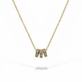Triple Pavé Ring Necklace - Vicky&Nico