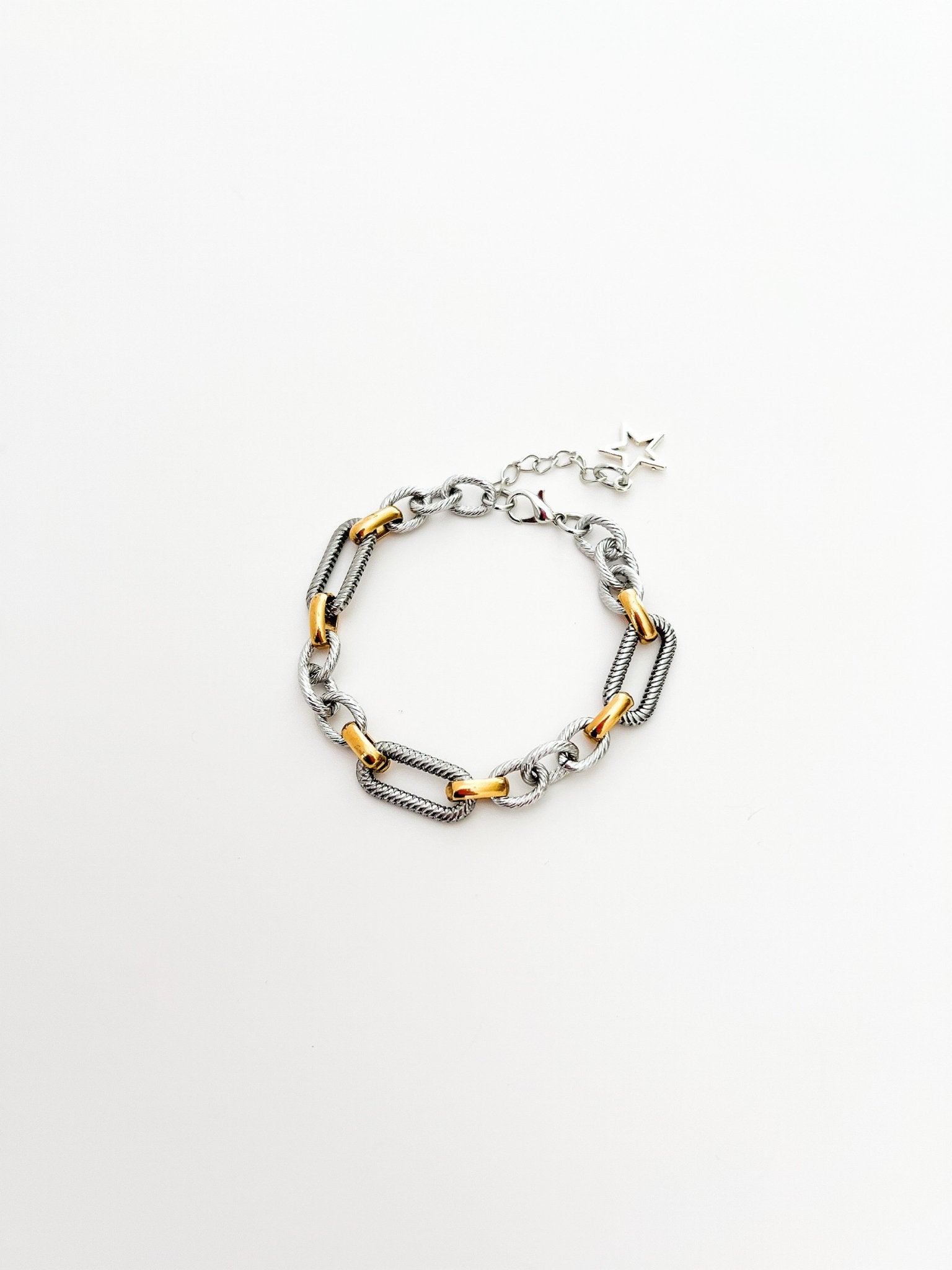 Two Tone Metallic Alpheratz Bracelet - Vicky&Nico