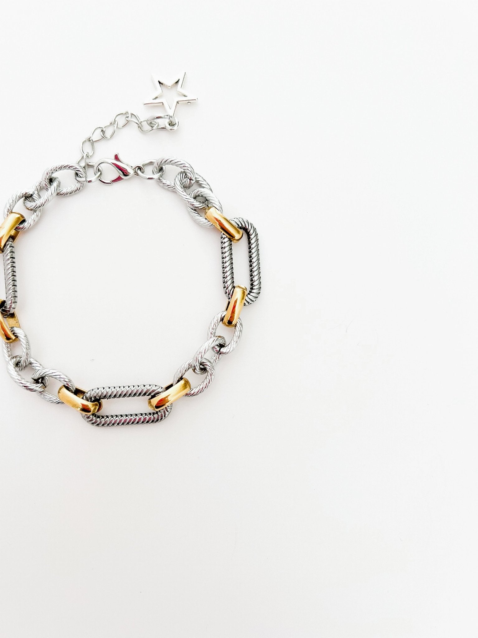 Two Tone Metallic Alpheratz Bracelet - Vicky&Nico