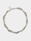 Two Tone Metallic Alpheratz Necklace - Vicky&Nico