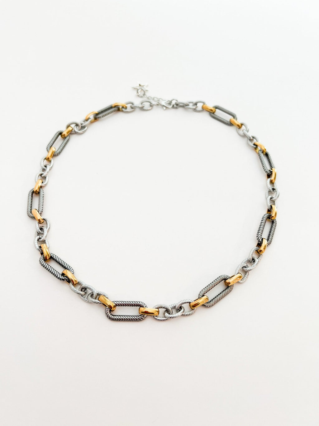 Two Tone Metallic Alpheratz Necklace - Vicky&Nico