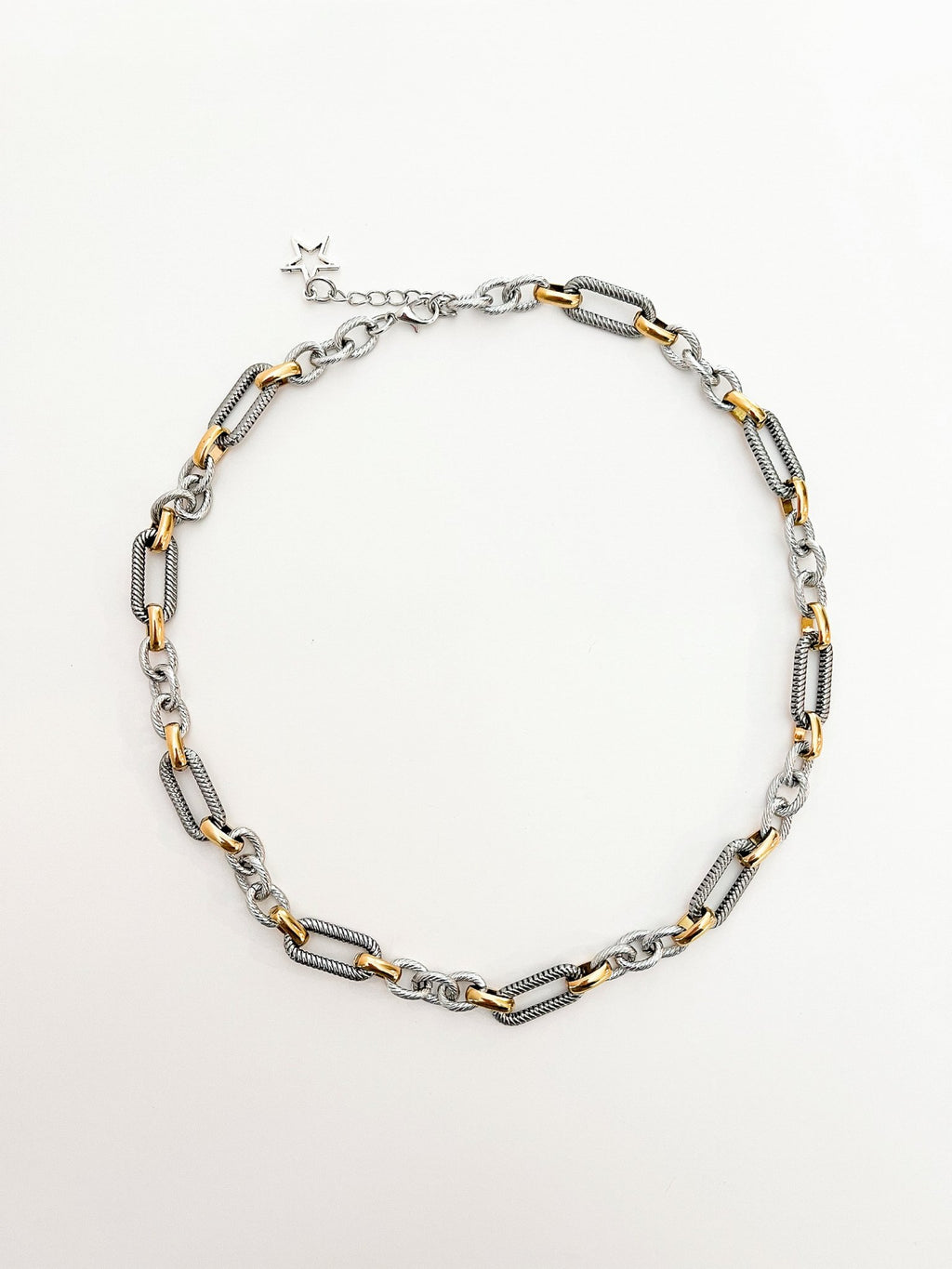 Two Tone Metallic Alpheratz Necklace - Vicky&Nico