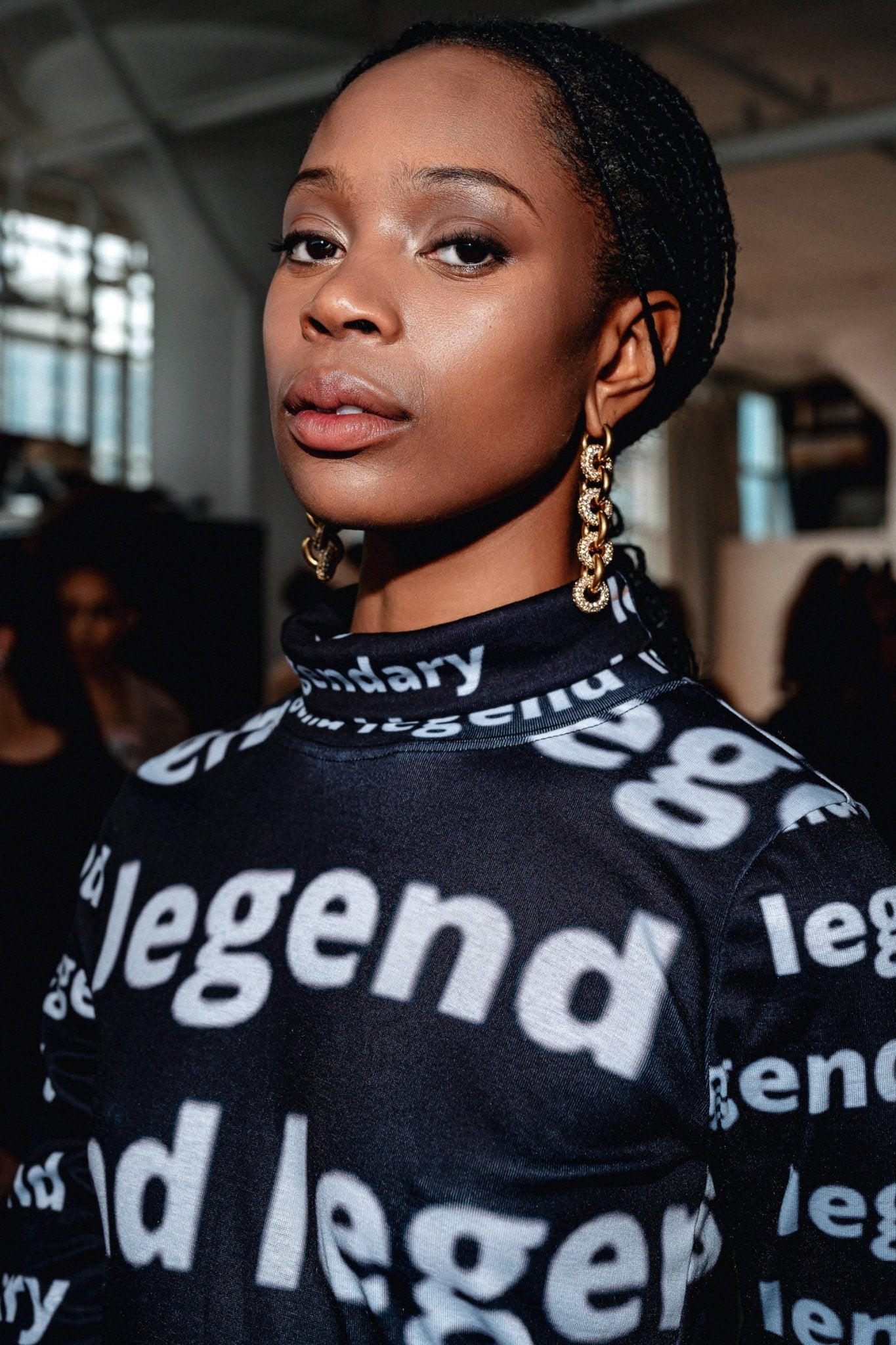 Metallique Harmony Drop Earrings - Gold - Vicky&Nico