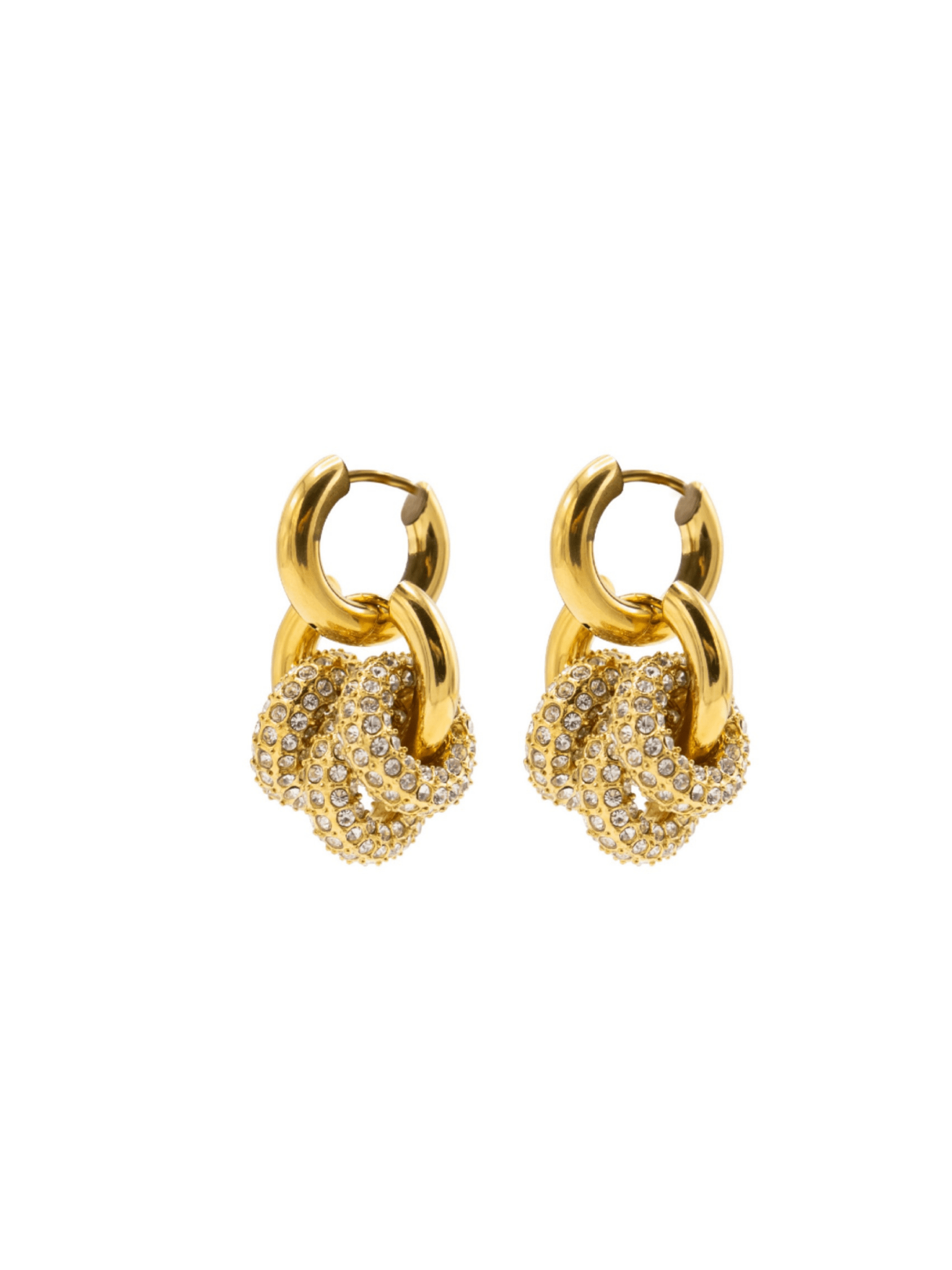 Sphere Harmony Trio Earrings - Gold - Vicky&Nico