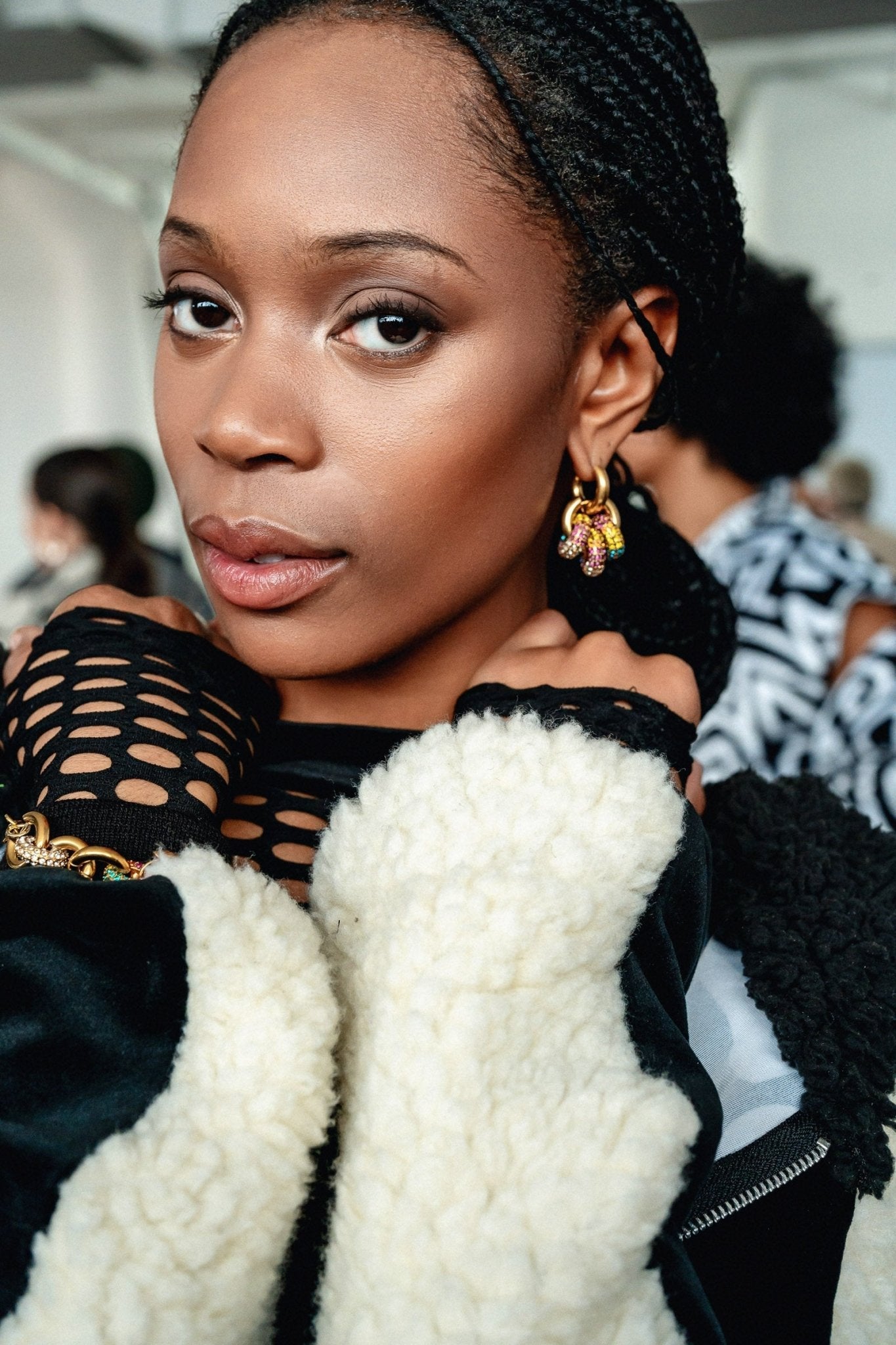 Sphere Harmony Trio Earrings - Multicolor - Vicky&Nico