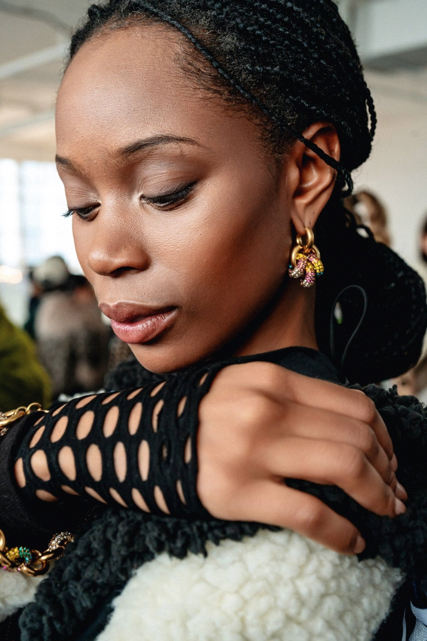 Sphere Harmony Trio Earrings - Multicolor - Vicky&Nico